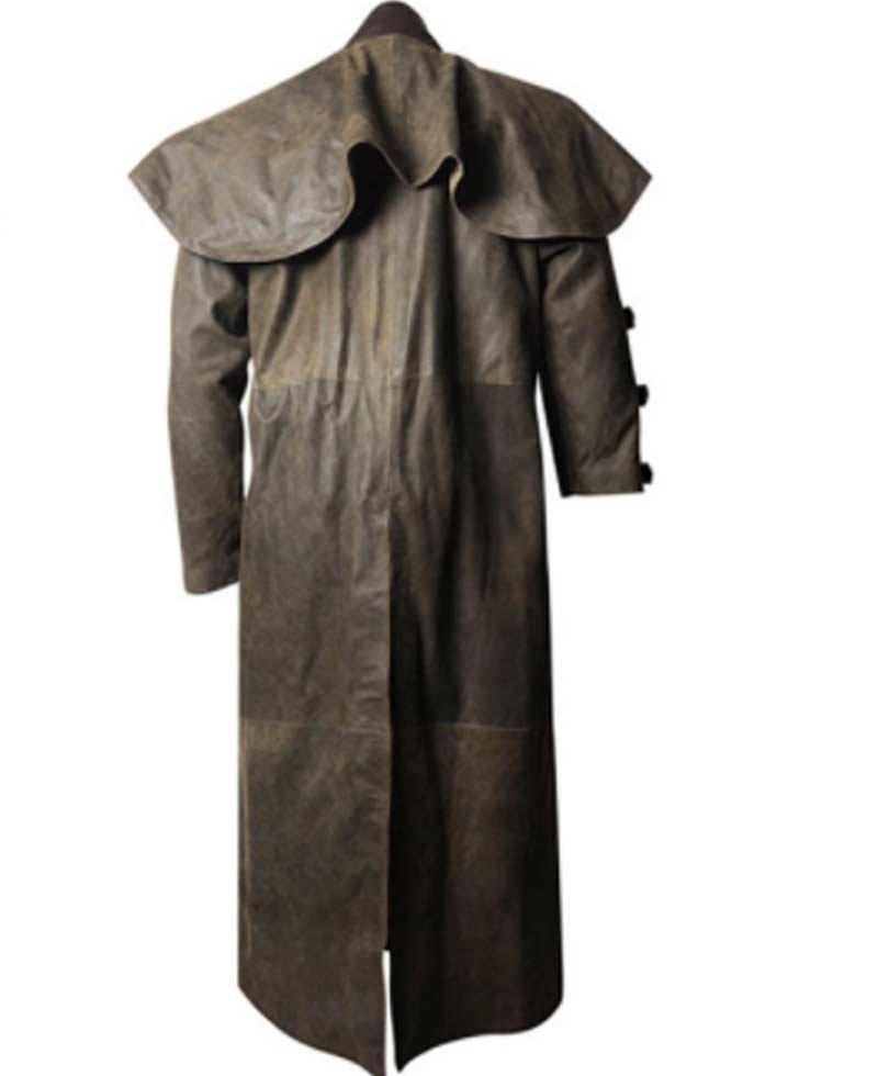 Hellboy Leather Duster Trench Coat 